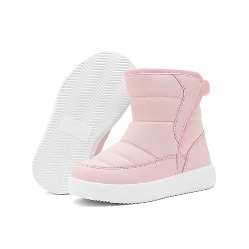 Schneestiefel Kinder Winter Warm Gefütterte Stiefel Mit Klettverschluss - Leicht rutschfest Winterstiefel Mit Breiter Zehe wasserdichte Wander Schneestiefel Für Mädchen Und Jungen Schneestiefel Kinder Winter Warm Gefütterte Stiefel Mit Klettverschluss - Leicht rutschfest Winterstiefel Mit Breiter Zehe wasserdichte Wander Schneestiefel Für Mädchen Und Jungen von DRALOFAO