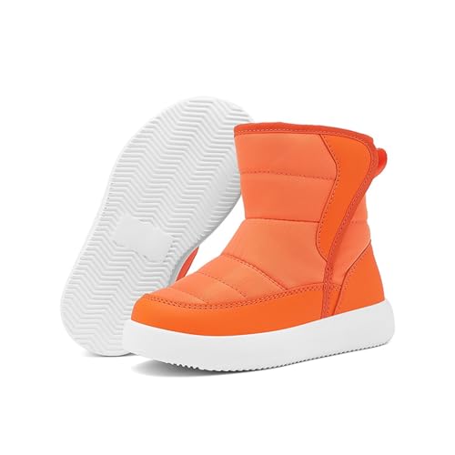 Schneestiefel Kinder Winter Warm Gefütterte Stiefel Mit Klettverschluss - Leicht rutschfest Winterstiefel Mit Breiter Zehe wasserdichte Wander Schneestiefel Für Mädchen Und Jungen Schneestiefel Kinder Winter Warm Gefütterte Stiefel Mit Klettverschluss - Leicht rutschfest Winterstiefel Mit Breiter Zehe wasserdichte Wander Schneestiefel Für Mädchen Und Jungen von DRALOFAO