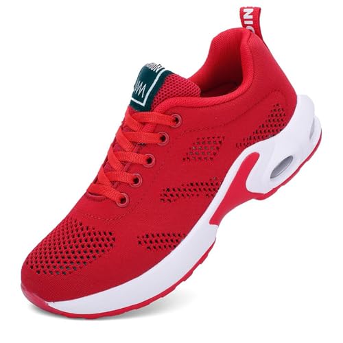 Schuhe Damen Atmungsaktiv Laufschuhe Freizeit-Sportschuhe, Weicher Boden Luftpolster Turnschuhe Orthopädische Schuhe rutschfeste Dämpfung Atmungsaktiv Leichtes Bequem Sportschuhe Gr.35-46 von DRALOFAO