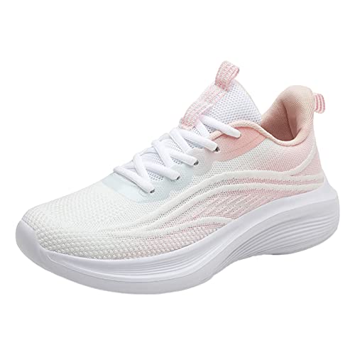 Slip On Sneakers Damen, Laufschuhe Damen Running Walking Sneakers - Leicht Turnschuhe Mesh Freizeitschuhe Fitnessschuhe Straßenlaufschuhe Weich rutschfest von DRALOFAO