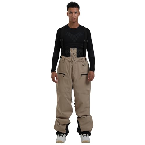 Snowboardhose, Skihose Herren Wasserdicht Winter Schneehose - Winddichte Ski Hose Warme Gefütterte Snowboardhose Mit Verstellbarer Träger Ski Hosen Skilanglaufhose Hosenträgerhose Outdoorhose Snowboardhose, Skihose Herren Wasserdicht Winter Schneehose - Winddichte Ski Hose Warme Gefütterte Snowboardhose Mit Verstellbarer Träger Ski Hosen Skilanglaufhose Hosenträgerhose Outdoorhose von DRALOFAO