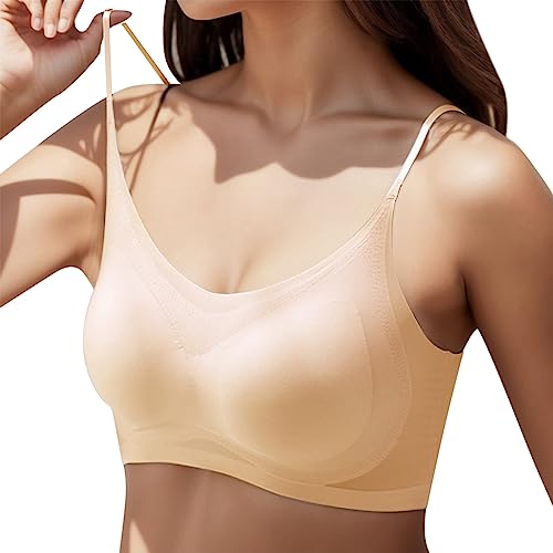 Sport BH Große Brüste, Ohne Bügel BH Damen Komfort Weich - Bustier Baumwolle Bralette Leicht Atmungsaktiv Elastisch Soft Bequem BH Bügellos Bustier von DRALOFAO