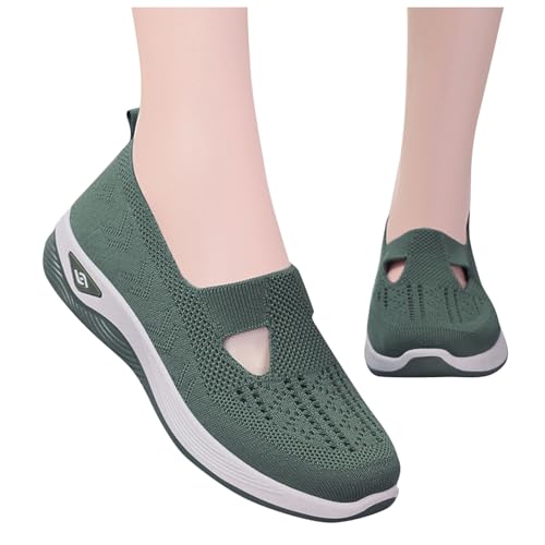 Sportschuhe Damen Fitnessstudio, Sportschuhe Damen Bequeme Laufschuhe - Joggingschuhe Running Straßenlaufschuhe Jogging Gym Schuhe Freizeit Leichte Atmungsaktiv rutschfeste Freizeitschuhe von DRALOFAO