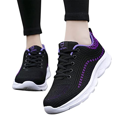 Tennisschuhe Damen, Laufschuhe Damen Atmungsaktiv Turnschuhe - rutschfeste Fitnessschuhe Running Walkingschuhe Joggingschuhe Freizeit Straßenlaufschuhe Leichtgewichts Schuhe von DRALOFAO