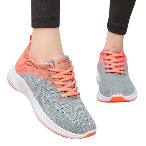 Tennisschuhe Damen, Laufschuhe Damen Bequeme Sportschuhe - Fitnessschuhe Leichtgewichts Walkingschuhe Gym Schuhe Outdoor Tennisschuhe Damenschuhe Wanderschuhe Freizeitschuhe von DRALOFAO