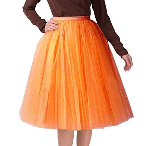 Tüllrock Braun, Rock Tüll Damen Lang Karneval Tüllrock - Lange Elastische Taille Tüllröcke Mehrschichtige Faltenröcke Unregelmäßiger Mesh Sommerrock Täglich Party Tüllrock Braun, Rock Tüll Damen Lang Karneval Tüllrock - Lange Elastische Taille Tüllröcke Mehrschichtige Faltenröcke Unregelmäßiger Mesh Sommerrock Täglich Party von DRALOFAO