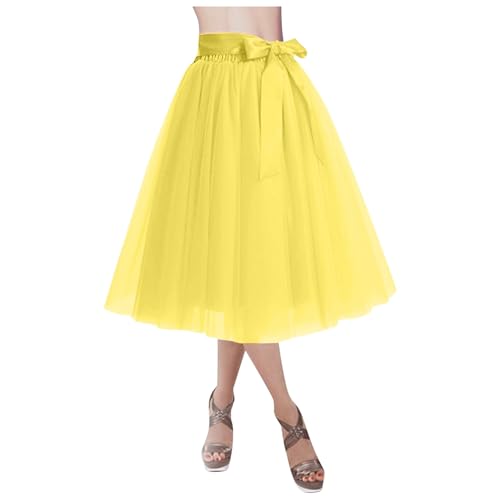 Tüllrock Damen Lang, Tüll Rock Damen Fasching Lang Tüllrock - Lange Elastische Taille Tüllröcke Mehrschichtige Faltenröcke Unregelmäßiger Mesh Sommerrock Täglich Party Karneval Tüllrock Damen Lang, Tüll Rock Damen Fasching Lang Tüllrock - Lange Elastische Taille Tüllröcke Mehrschichtige Faltenröcke Unregelmäßiger Mesh Sommerrock Täglich Party Karneval von DRALOFAO
