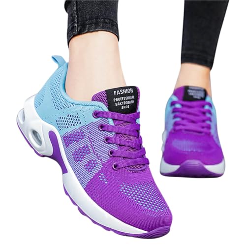 Turnschuhe Damen Laufschuhe Sportschuhe, Leichte Sommerschuhe Atmungsaktiv Slip In Sneaker Walkingschuhe Sport Schuhe Barfuss Herrn Fitnessschuhe Straßenlaufschuhe Weich rutschfest von DRALOFAO