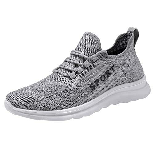 Turnschuhe Herren Sneaker Schuhe - Sportschuhe Freizeit Hallen- & Fitnessschuhe Jogging Atmungsaktiv Hallenschuhe Laufschuhe Leichtge Outdoor Fitness Gym Fashion Straßenlaufschuhe von DRALOFAO