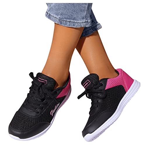 Walkingschuhe Damen, Laufschuhe Damen Atmungsaktiv Sportschuhe - Damenschuhe Bequeme rutschfeste Walkingschuhe Jogging Fitnessschuhe Tennisschuhe Wanderschuhe Freizeitschuhe von DRALOFAO