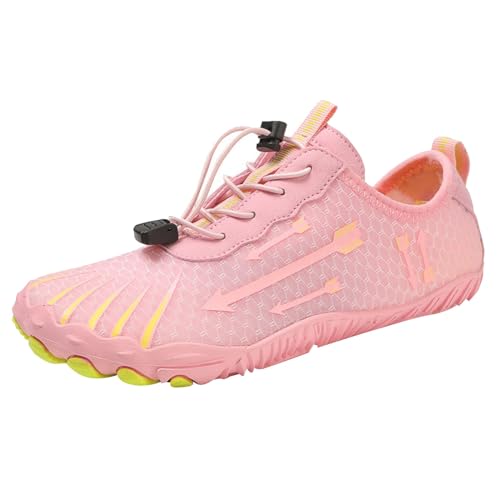 Wasserschuhe Damen Outdoor Aquaschuhe - Strandschuhe Schnell Trocknend Atmungsaktiv Zehenschuhe Barfußschuhe rutschfest Herren Sommer Schwimmschuhe Trocknen Surfschuhe von DRALOFAO