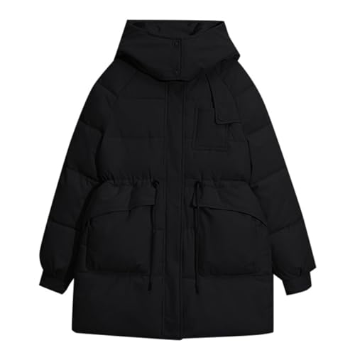 Winter Jacke Damen,Ultraleicht-Steppjacke Für Damen Steppjacke Damen Schwarz Daunenjacke Daunenmantel Frauen Damenjacken Packbare Damenjacke Übergangs Übergangsjacke Winterparka von DRALOFAO