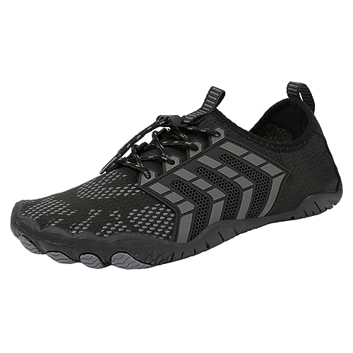 Zehenschuhe Damen Wasserschuhe - Outdoor Schnell Trocknend Barfuss Schuhe rutschfest Barfußschuhe Atmungsaktiv Aquaschuhe Herren Strandschuhe Sommer Schwimmschuhe Trocknen Surfschuhe von DRALOFAO