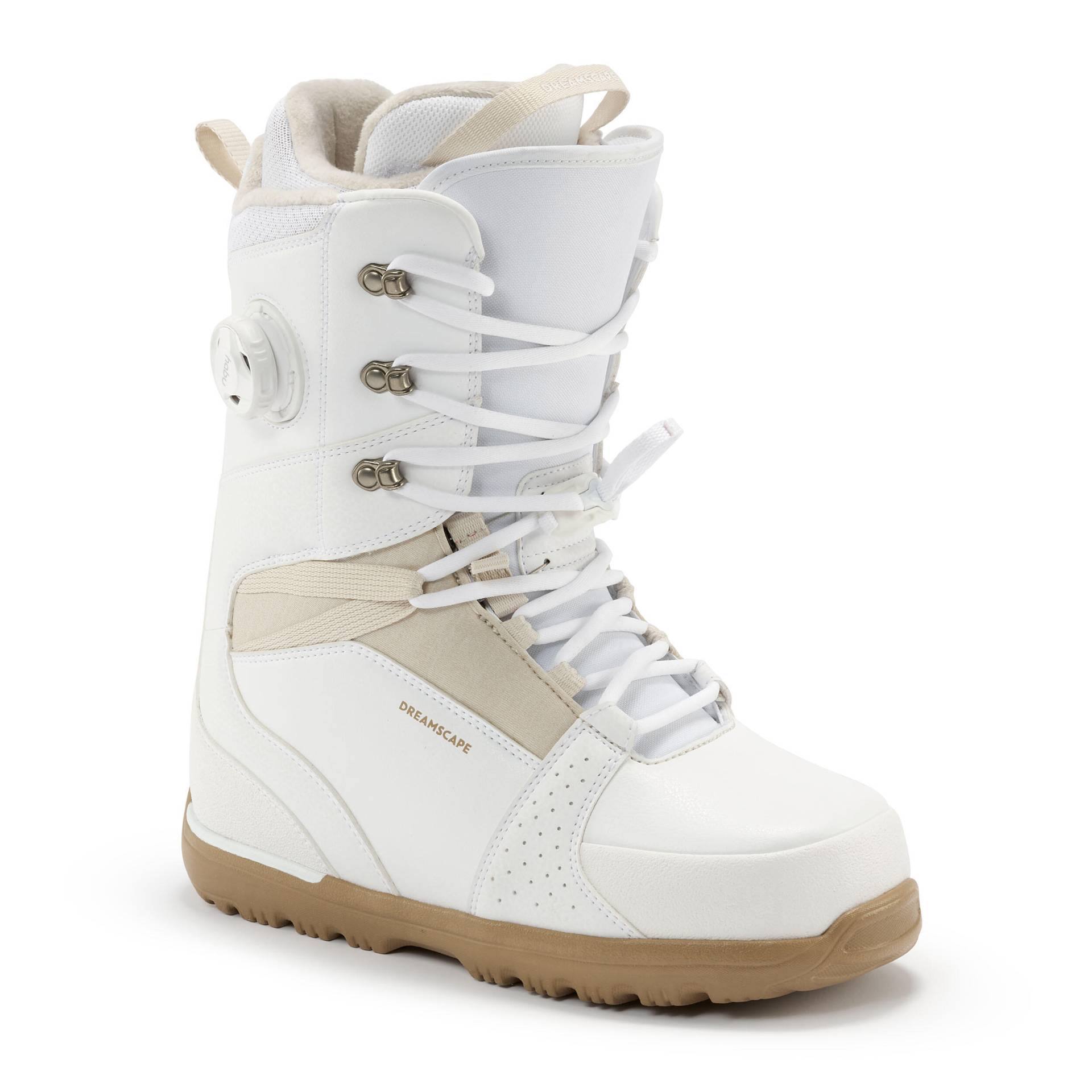 Snowboard Boots Damen habu®FitSystem Freestyle - Endzone weiss von DREAMSCAPE