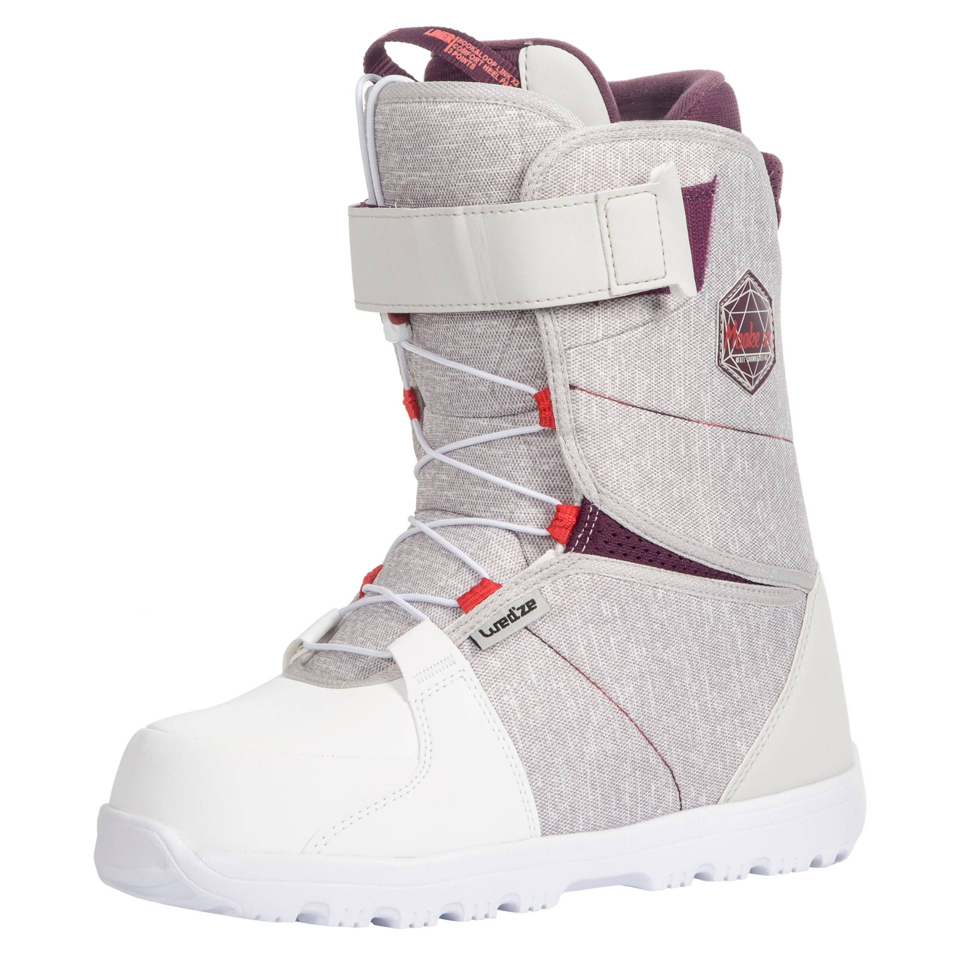 Snowboard Boots Maoke 300 Fast Lock 2Z Damen grau von DREAMSCAPE