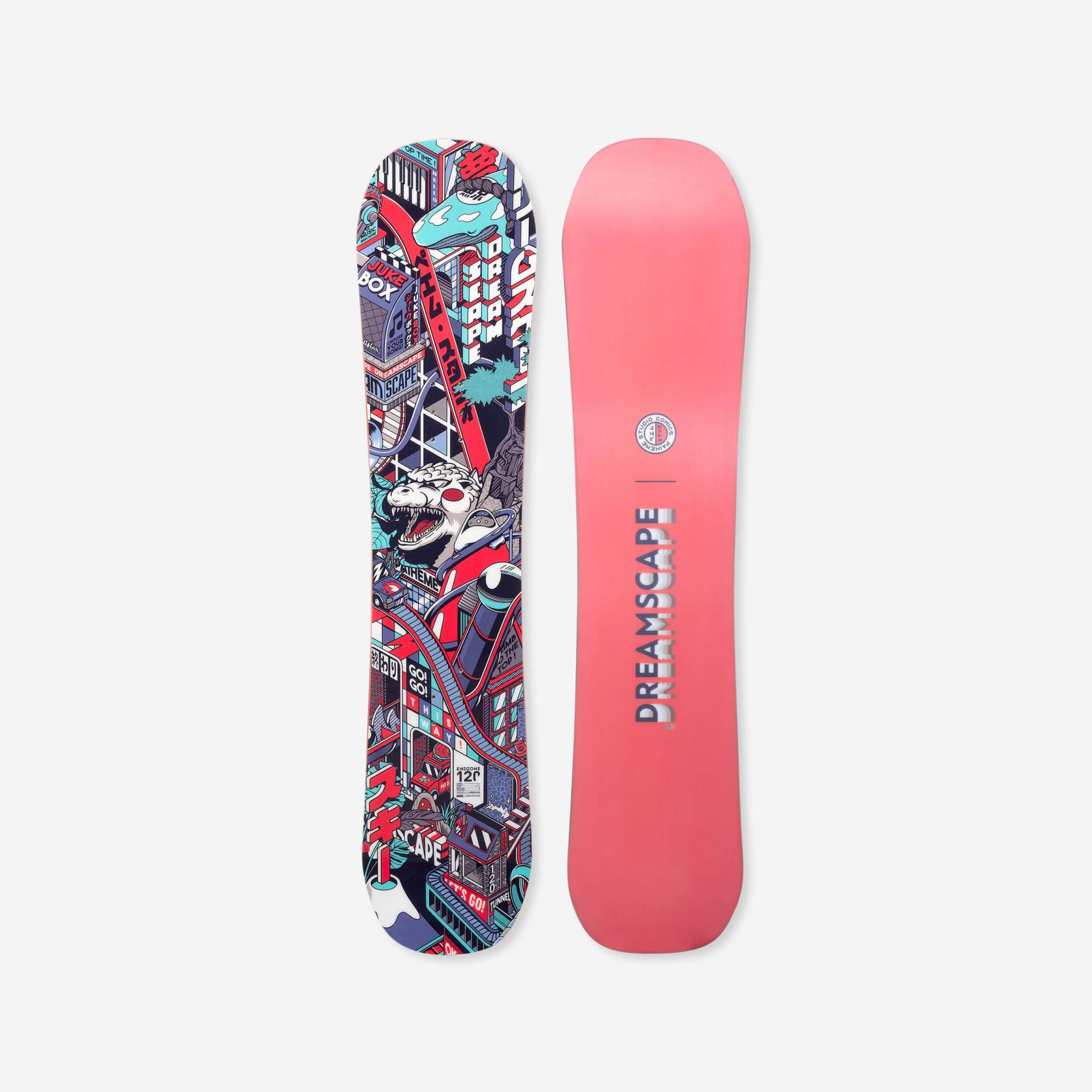 Snowboard Kinder All Mountain/Freestyle - Endzone 120 cm von DREAMSCAPE