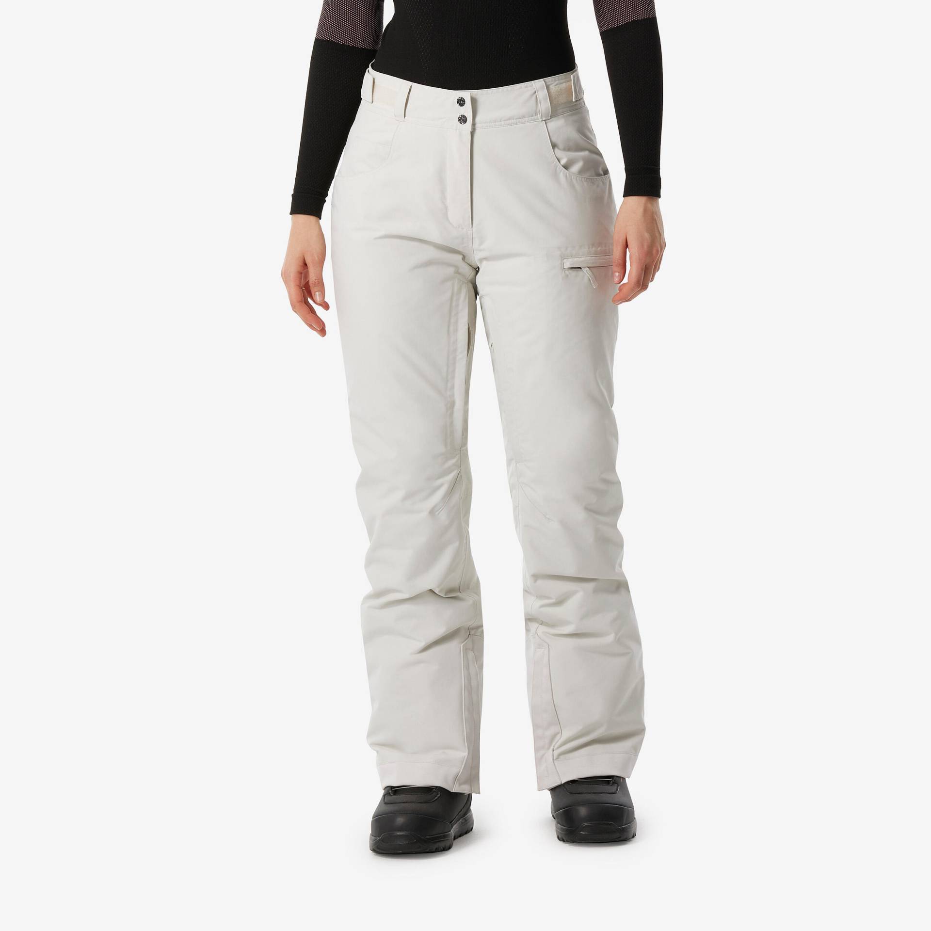 Snowboardhose Damen Skihose - SNB 500 weiss von DREAMSCAPE