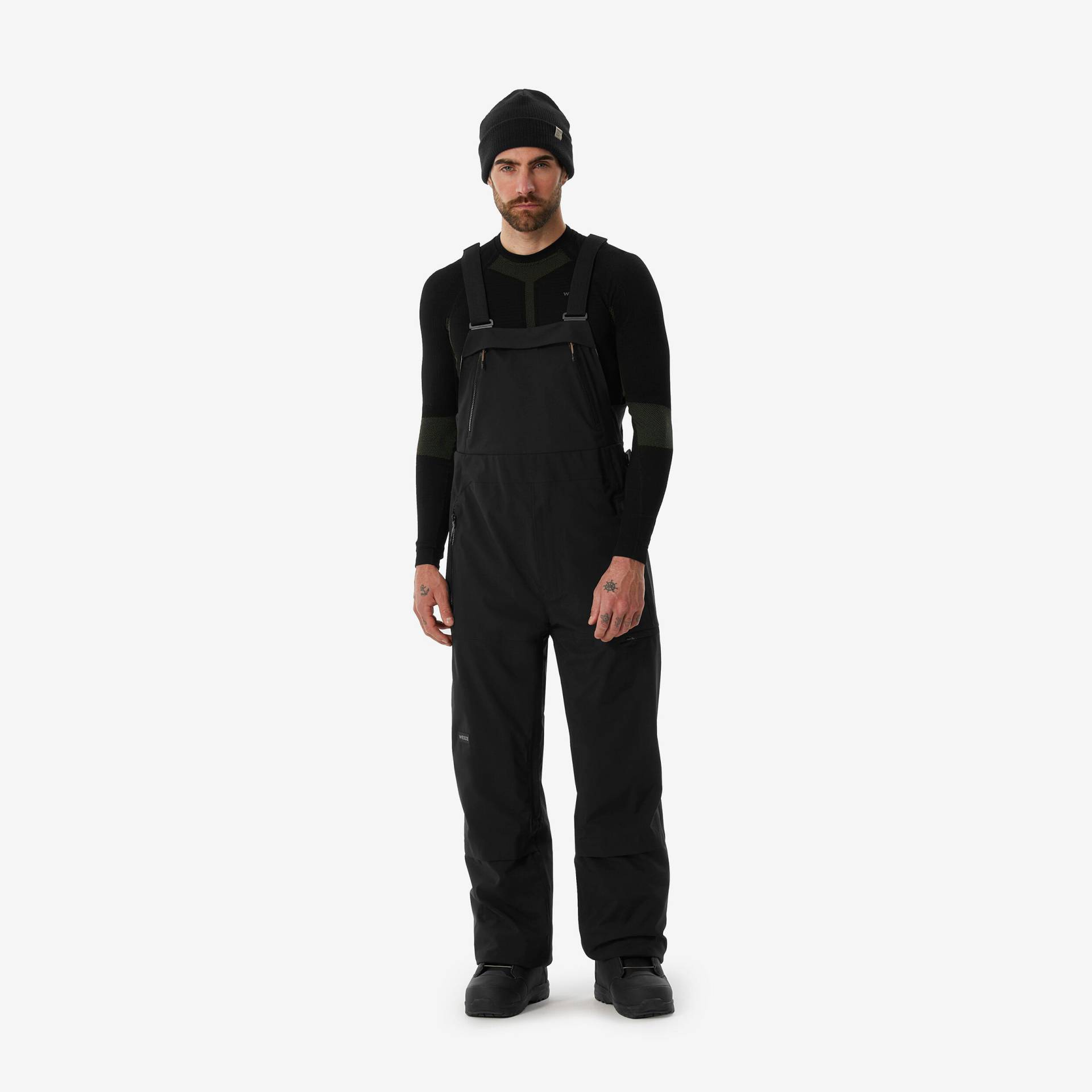 Snowboardhose Latzhose Herren wasserdicht - 900 schwarz Snowboardhose Latzhose Herren wasserdicht - 900 schwarz von DREAMSCAPE