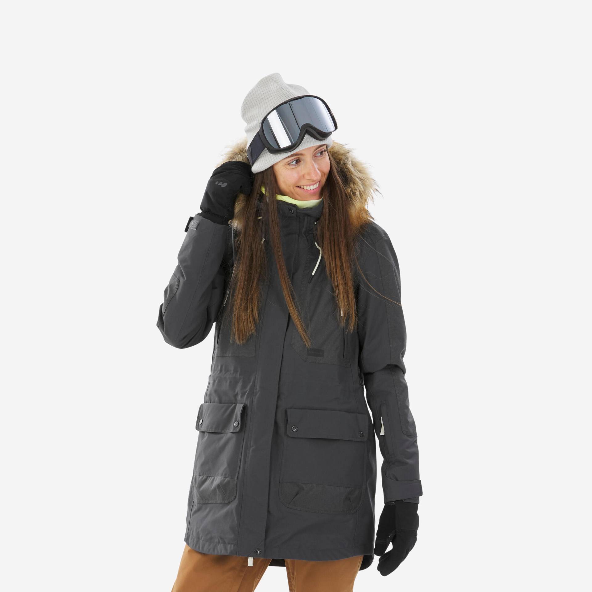 Snowboardjacke Damen Skijacke - SNB 500 dunkelgrau Snowboardjacke Damen Skijacke - SNB 500 dunkelgrau von DREAMSCAPE
