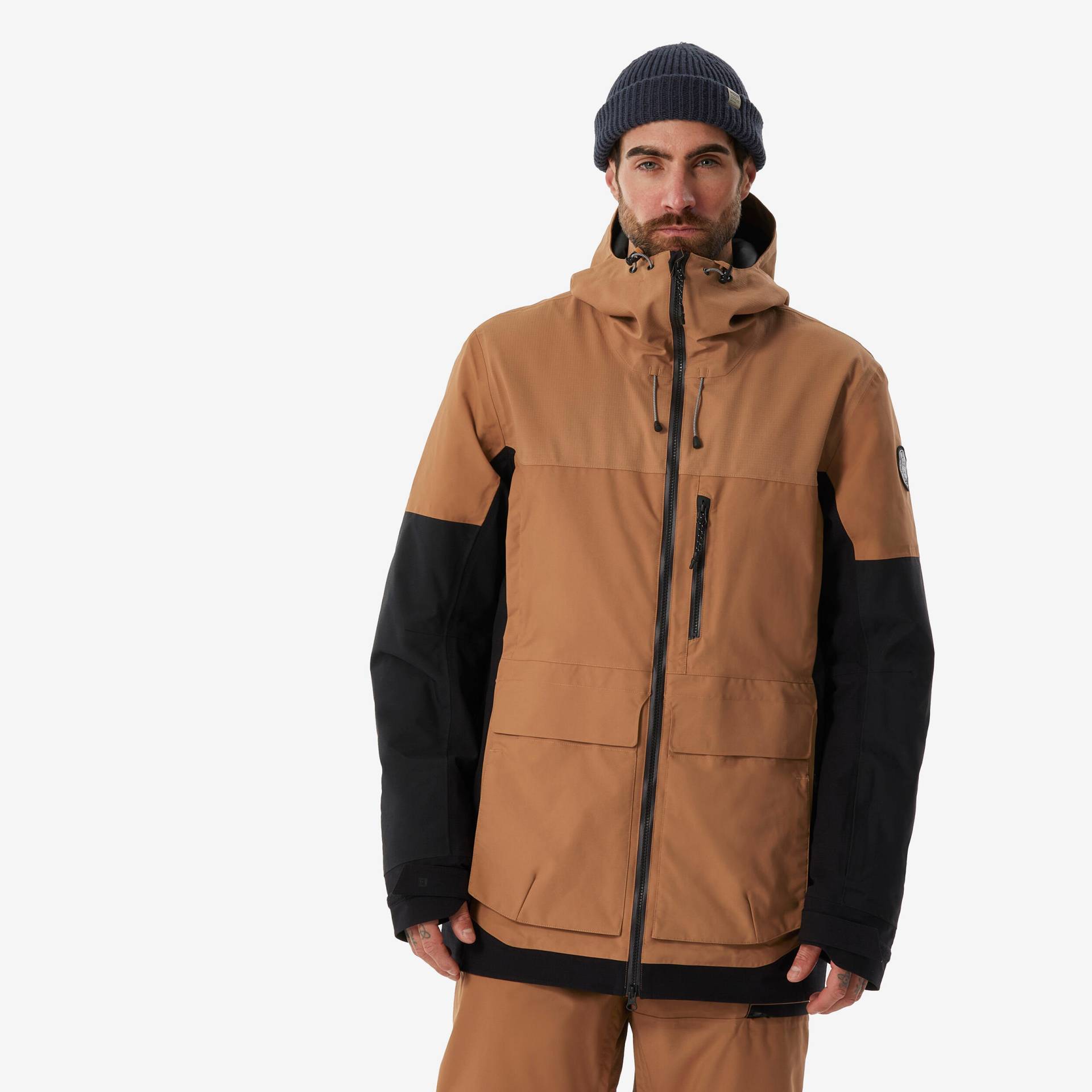 Snowboardjacke Herren Skijacke - SNB 500 Ziprotec camel/schwarz Snowboardjacke Herren Skijacke - SNB 500 Ziprotec camel/schwarz von DREAMSCAPE