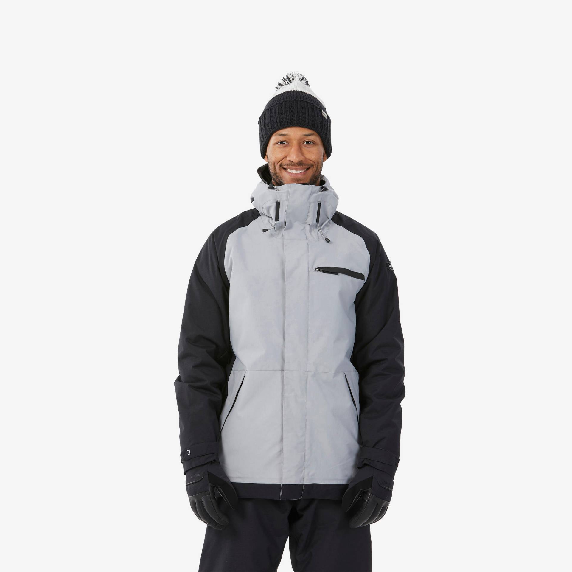 Snowboardjacke Herren warm atmungsaktiv - SNB 100 grau/schwarz Snowboardjacke Herren warm atmungsaktiv - SNB 100 grau/schwarz von DREAMSCAPE