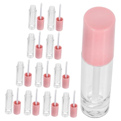 DRESSOOS 12 Stück Lipgloss Flaschen Tragbare Leere Lippenstift Röhren 4 Ml Lippenstift Flasche Für DIY Kosmetik Wiederverwendbare Tuben Für Lipgloss Und Lippenpflege von DRESSOOS