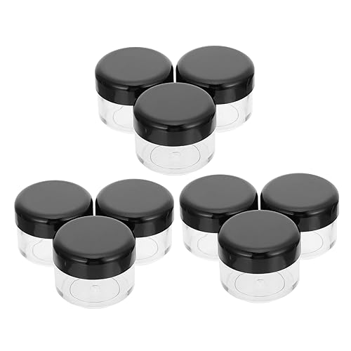 DRESSOOS 15St Kosmetikbox aufbewahrungsdose Storage Boxes Creme gegen Starke Augenringe Cosmetic Diffusor Flasche Sirup Emulsionsglas Emulsionsgläser aus Plastik Black von DRESSOOS