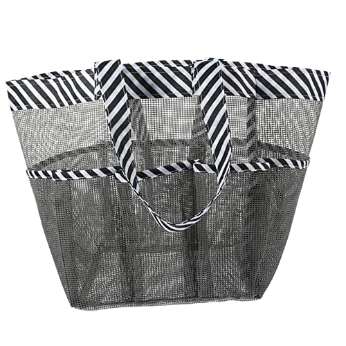 DRESSOOS Mesh-Waschtasche Schaum Reise-Toilettenartikel Deckel Stand Kosmetiktasche aufbewahrungssack die Einkaufstasche schminktasche Mesh-Duschtaschen Duschzubehör für Männer Oxford-Stoff von DRESSOOS