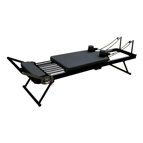 Pilates Reformer Machine Home - Faltbares Bett für Krafttraining, Einstellbare Intensität - Yoga-Übungsgeräte Perfekt für Pilates-Liebhaber von DRFGHK