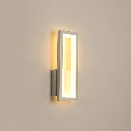 DRINGP LED-Wandleuchte, Moderne Metall-Wandleuchte, Beleuchtung, 16 W, Nachttisch-Wandlampe, nordische rechteckige Wandwaschleuchten für den Innenbereich für Wohnzimmer, Schlafzimmer, Flur, von DRINGP