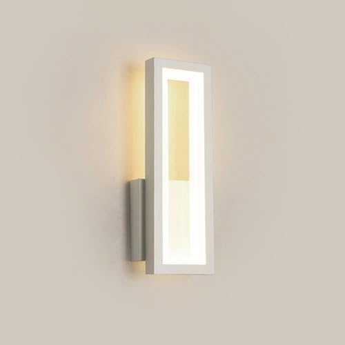 DRINGP LED-Wandleuchte, Moderne Metall-Wandleuchte, Beleuchtung, 16 W, Nachttisch-Wandlampe, nordische rechteckige Wandwaschleuchten für den Innenbereich für Wohnzimmer, Schlafzimmer, Flur, von DRINGP