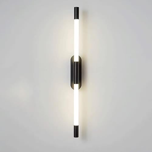 DRINGP Wandlampe Robuste, langlebige, Moderne, lineare Wandlampe aus Metall mit Rillenschirm aus Acryl, Lange Röhren-Wandlampe, 10 W, Moderne LED-Wandleuchten, Plattform-Wandlampen von DRINGP