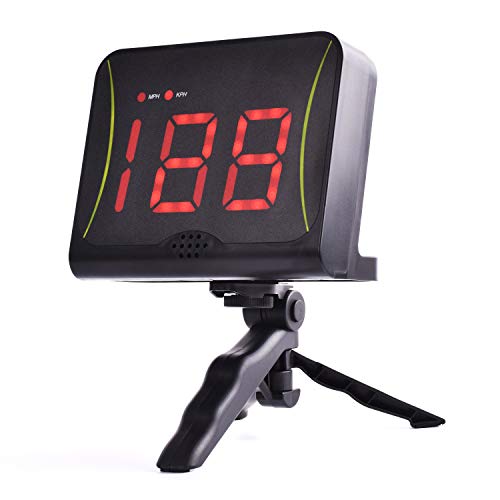 DRM Swing Shoot Pitch Speed Radar mit rotem Digitaldisplay und Sprachausgang, freihändig, freistehend, tragbare Sport-Geschwindigkeitstrainingshilfe, Golf-Geschenk DRM Swing Shoot Pitch Speed Radar mit rotem Digitaldisplay und Sprachausgang, freihändig, freistehend, tragbare Sport-Geschwindigkeitstrainingshilfe, Golf-Geschenk von DRM