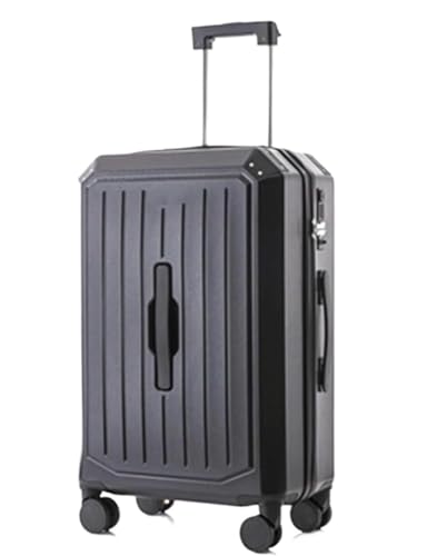 DRMEE Reisekoffer Gepäck Mit Rollen, Wiederaufladbare Koffer Mit Getränkehalter, Koffer Für Die Reise Suitcase Rollkoffer(Color:B,Size:20in) von DRMEE