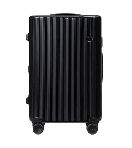DRMEE Reisekoffer Koffer Kompressionsbeständiges, Verschleißfestes Hartgepäck, TSA-Codeschloss, Kein Reißverschluss Suitcase Rollkoffer(Color:D,Size:24inch) von DRMEE
