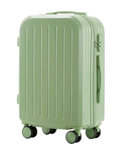 DRMEE Reisekoffer Koffer Mit Rollen, Leichtes Handgepäck, ABS-Handgepäckkoffer Mit Teleskopgriff Suitcase Rollkoffer(Color:C,Size:22 in) von DRMEE