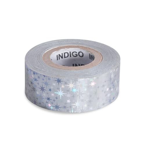 DRUNA Folie für Reifen und Keulen für Rhythmische Sportgymnastik Indigo Stars 14m*20mm DRUNA Folie für Reifen und Keulen für Rhythmische Sportgymnastik Indigo Stars 14m*20mm von DRUNA