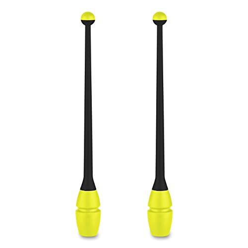 DRUNA Einsteckbare Keulen für Rhythmische Sportgymnastik Indigo 36 cm Schwarz-Zitrone DRUNA Einsteckbare Keulen für Rhythmische Sportgymnastik Indigo 36 cm Schwarz-Zitrone von DRUNA