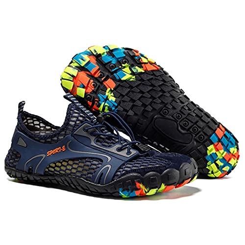 Wasserschuhe Herren Damen, Barfußschuhe, Trailrunning-Schuhe Schnelltrocknende Sport-Aquaschuhe Unisex-Badeschuhe, Wandern, Yoga, Strand, Garten, Park, Bootfahren,Blau,38 Wasserschuhe Herren Damen, Barfußschuhe, Trailrunning-Schuhe Schnelltrocknende Sport-Aquaschuhe Unisex-Badeschuhe, Wandern, Yoga, Strand, Garten, Park, Bootfahren,Blau,38 von DRUYUAN1