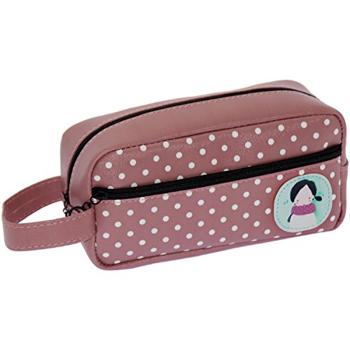 DRW Kosmetiktasche, Rosa, 18,5 x 7 x 9,5 cm DRW Kosmetiktasche, Rosa, 18,5 x 7 x 9,5 cm von DRW