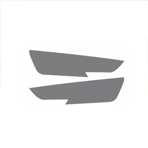 DRYIC Auto Scheinwerfer Aufkleber Für A&UDI RS4 2016–2019 2 Stück Auto-Scheinwerfer-Schutzfolie, Vinyl, transparent, schwarz, TPU, vorgeschnittener Außenaufkleber von DRYIC