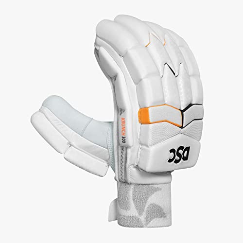 DSC Unisex-Adult 1504350 Cricket Gloves, White, Youth Left von DSC