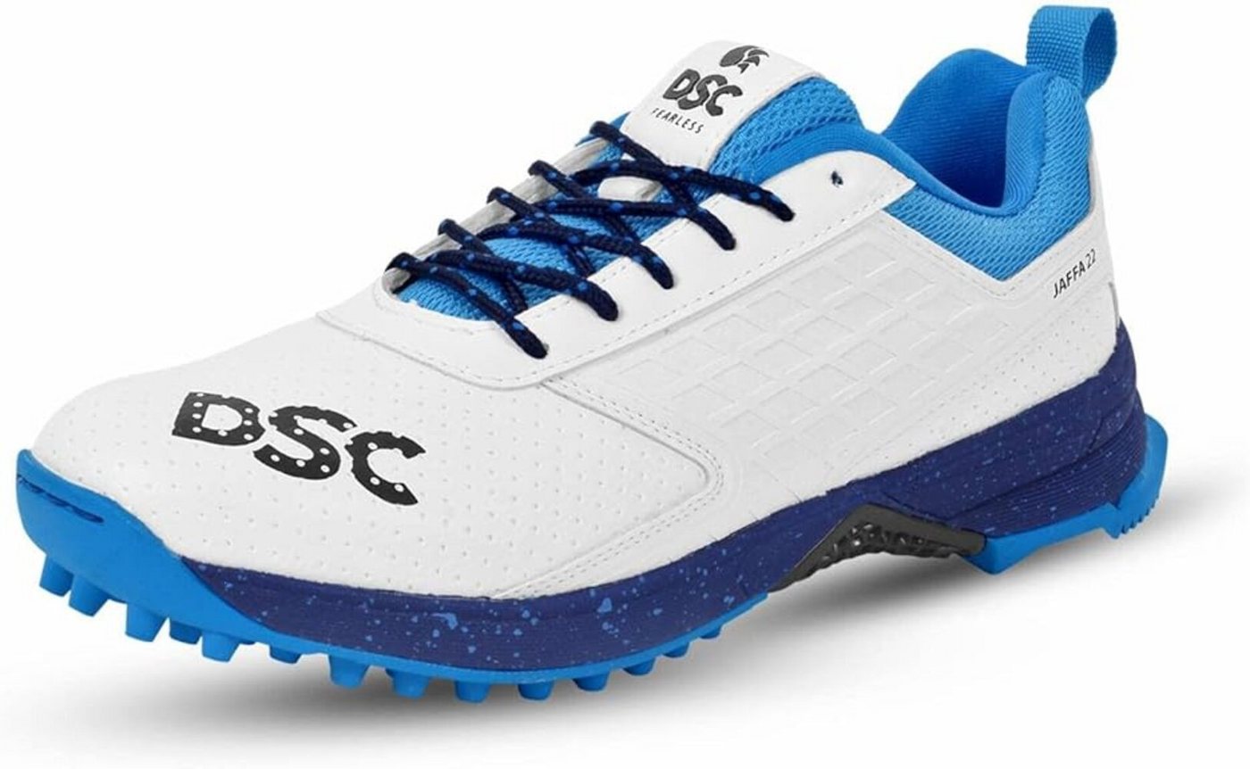 DSC Jaffa 22 Cricket-Schuhe Für Jungen und Männer Sneaker (Paketinhalt: 1 Paar Cricket-Schuhe, hochwertigen EVA, Zwischensohle und Einlegesohle, Gummi Spike Sport) Leichtgewicht, Geprägtes Design von DSC