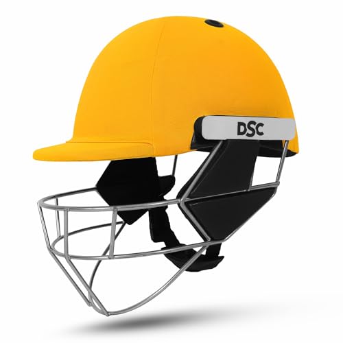 DSC Jungen Scud Cricket-Helm, Gelb, XS von DSC