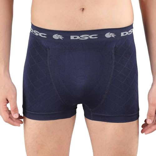 DSC Athletic Supporter Trunk | Navy Blue | Size: Medium | Soft-Touch Polyester + Spandex Stretch | Snug Fit | Breathable Fabric | Supporter Brief | Pack of 1 von DSC