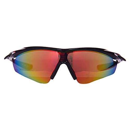 DSC Passion Polarized Cricket Sunglasses | Frame colour: Black | Size: Mens | 100% UV Protected | Sunglasses for Men & Women von DSC