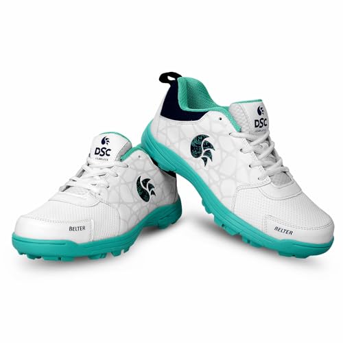 DSC Men's & Boys Belter Cricket Shoes, Sea Green, 8 UK, 9 US, 42 EU DSC Men's & Boys Belter Cricket Shoes, Sea Green, 8 UK, 9 US, 42 EU von DSC