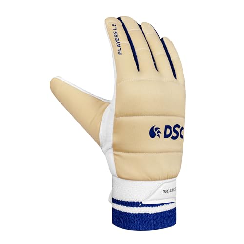 DSC Player Edition Cricket Wicket Keeping Inner Gloves for Mens| Faster Sweat Absorbtion | Comfort Fit | Kit for Men and Boys | Multicolour | Leather von DSC