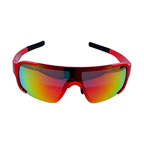 DSC Speed | Red | Polarized UV Protection Sunglasses | Light Weight, Durable, Matt Finished, Premium Looks | Men | Cricket Sunglasses von DSC