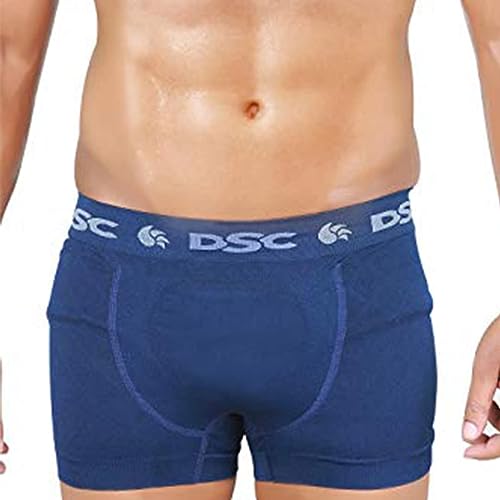 DSC Athletic Supporter Trunk | Navy Blue | Size: Small | Soft-Touch Polyester + Spandex Stretch | Snug Fit | Breathable Fabric | Supporter Brief | Pack of 1 von DSC